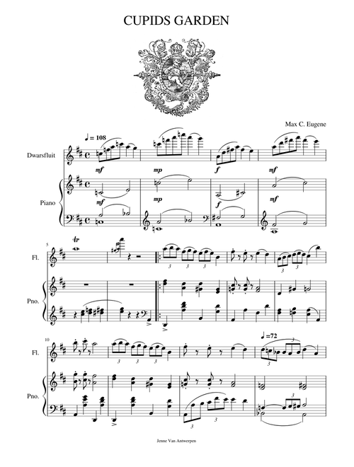 CUPIDS GARDEN – Max .C. Eugene