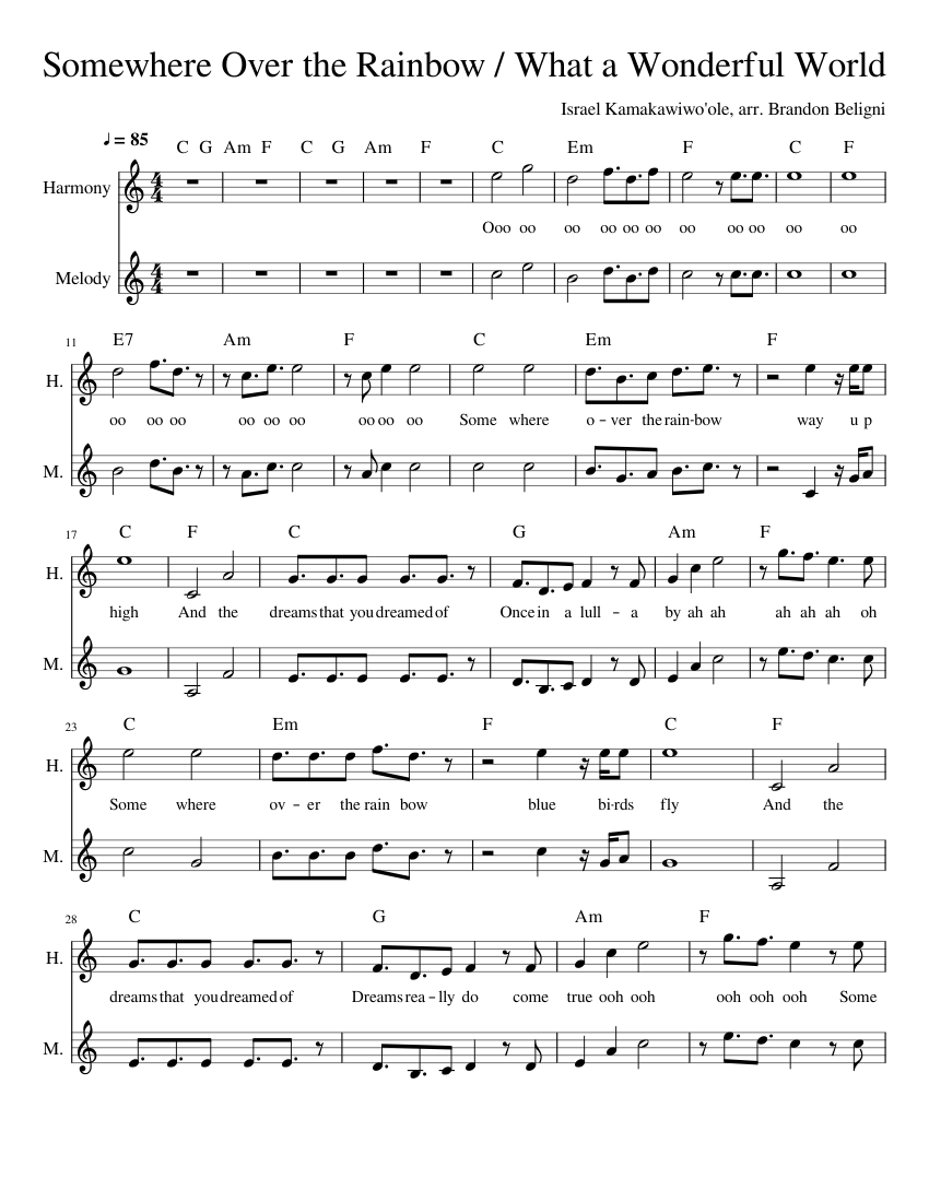 Somewhere over the rainbow flute cheap