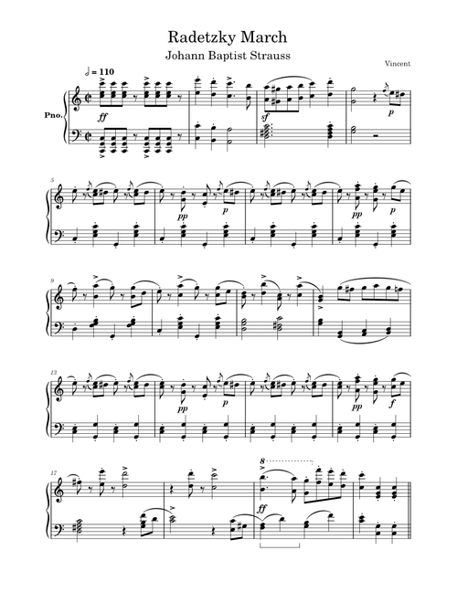 Strauss - Radetzky March