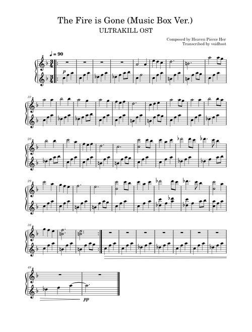 The Fire is Gone (Music Box Ver.) - ULTRAKILL