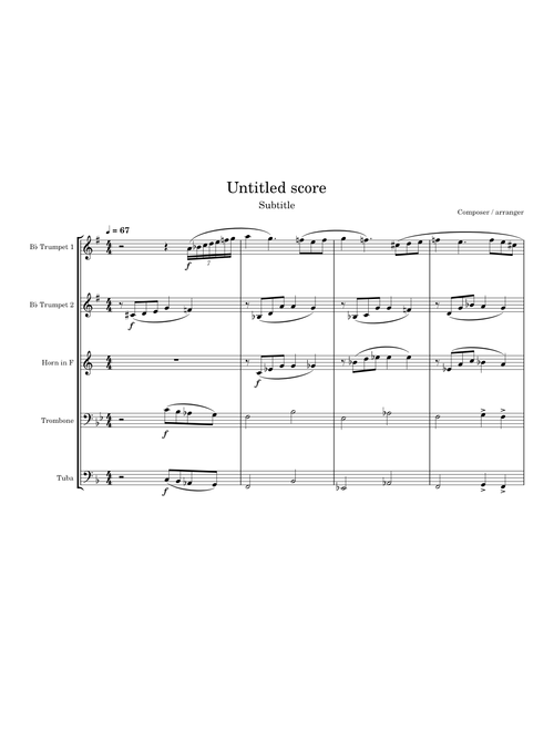 Theme of love – Nobuo Uematsu Theme of love brass Quintet