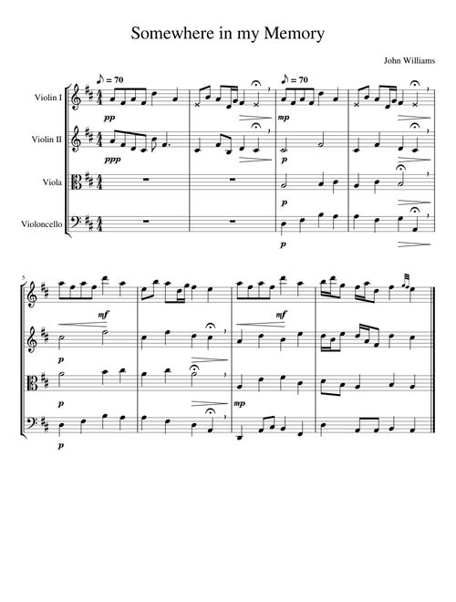 Somewhere In My Memory – John Williams