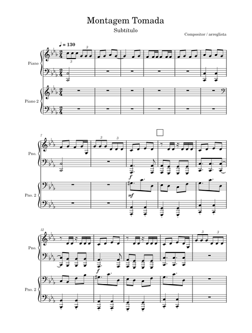 MONTAGEM TOMADA – MXZI
