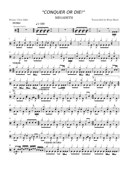 bhurst76 | Free sheet music | Download PDF or print on MuseScore.com
