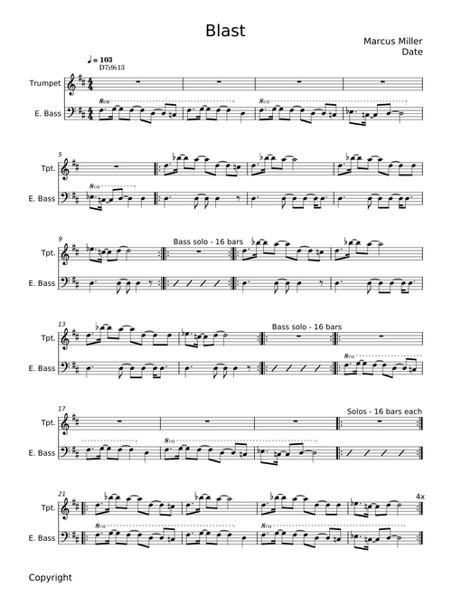 Blast - Marcus Miller