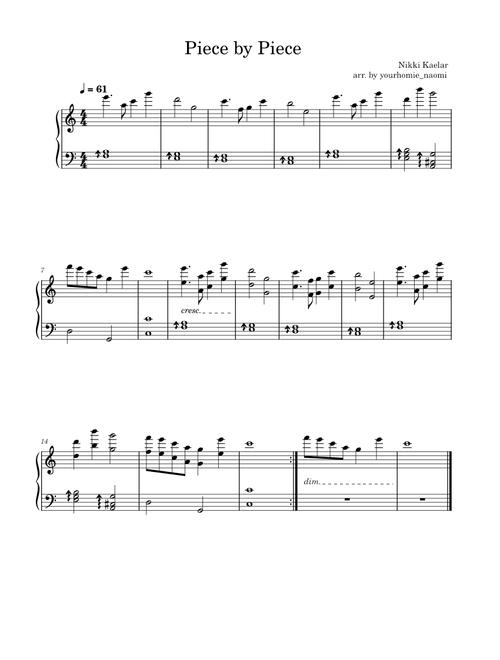 Piece by Piece (Doki Doki Literature Club Plus OST) – Nikki Kaelar