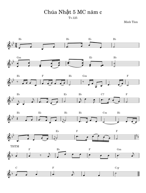Chúa Nhật 5 MC năm c - Minh Tâm