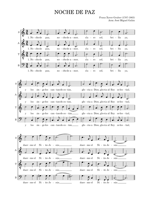 Noche de Paz – Franz Xaver Gruber