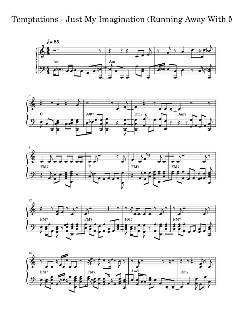 Just my imagination The Temptations Just My Imagination The