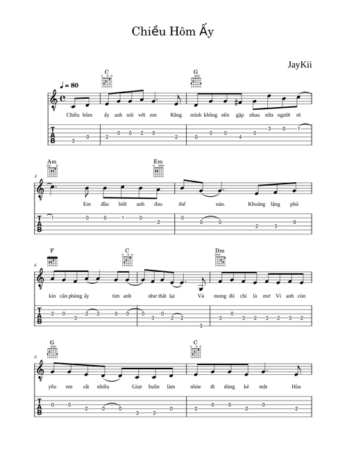 Chiều Hôm Ấy – Nguyễn Tiến Thịnh TC3
