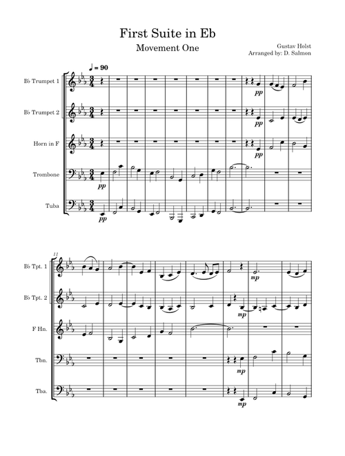 First Suite Eb mvt 1