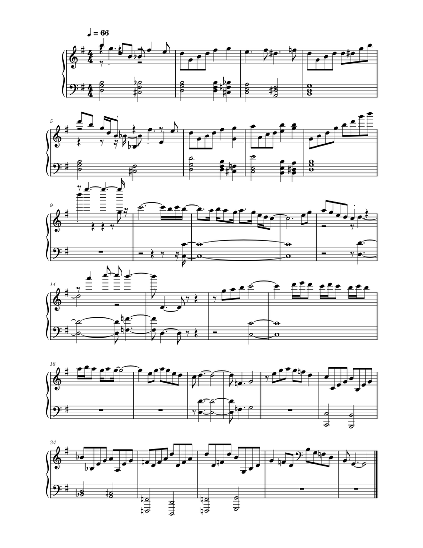 Introduction to the snow joe hawley sheet music for piano solo
