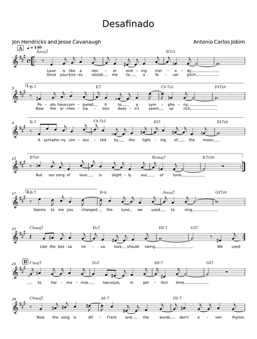 Desafinado - Harry Edison and Jon Hendricks