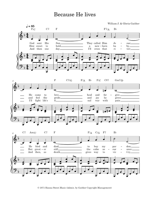 Because He Lives – Bill & Gloria Gaither