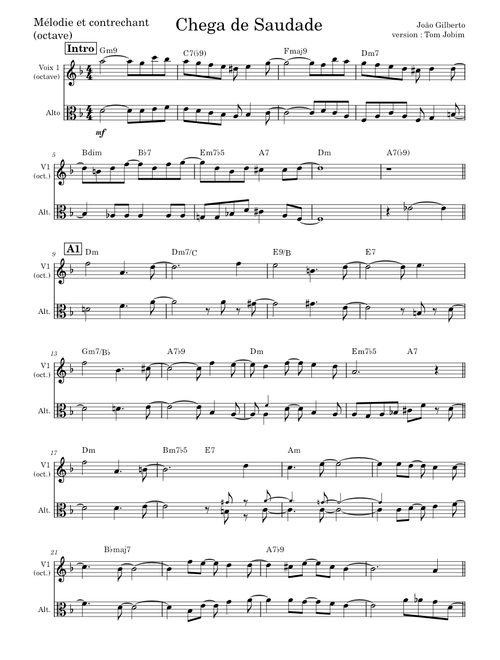 Chega de saudade – Antônio Carlos Jobim