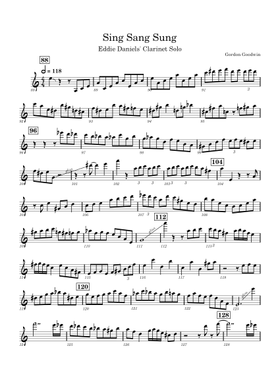 Free Sing Sang Sung by Peggy Honeywell sheet music | Download PDF
