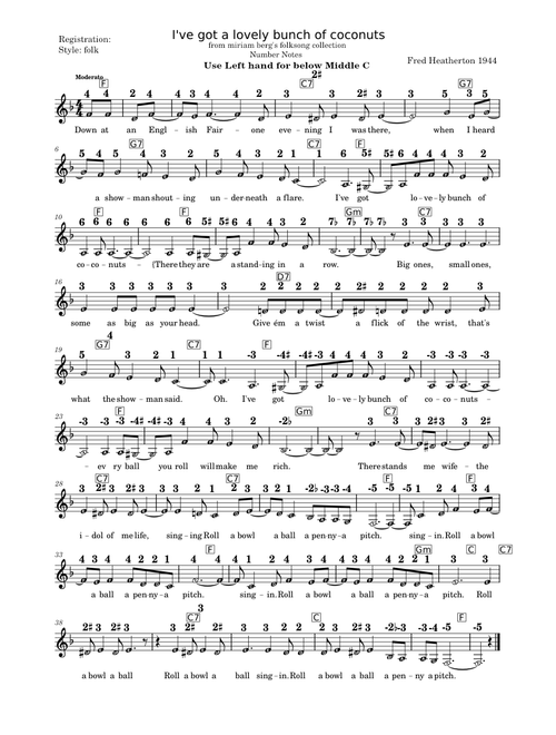Folk song – Misc tunes