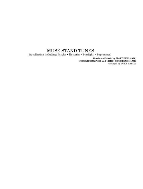Muse Stand Tunes - Marching/Pep Band