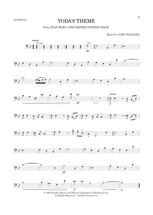 Play Official version of Yoda's Theme Sheet Music by John Williams
