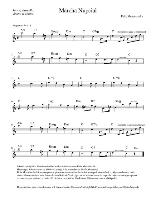 Marcha Nupcial - Felix Mendelssohn