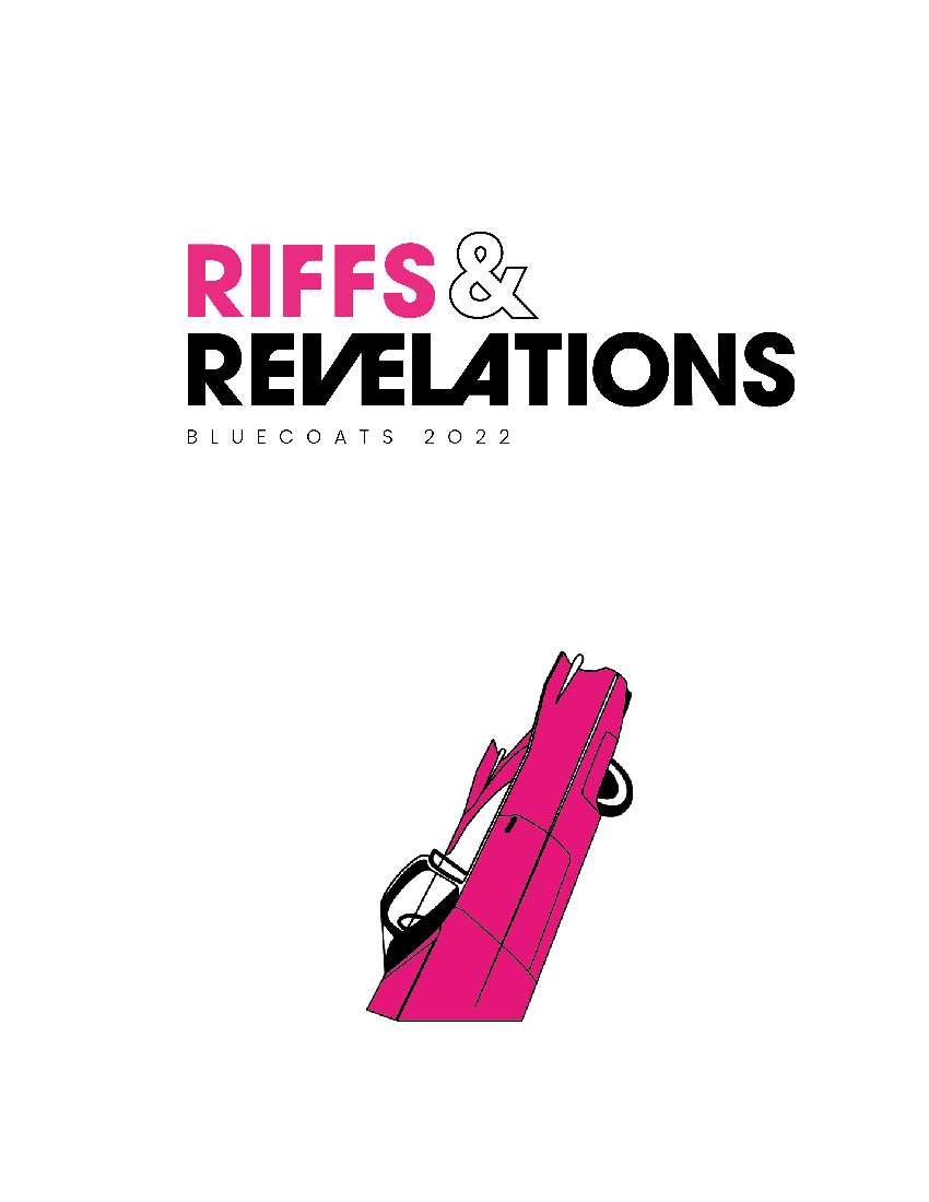 Riffs and Revelations Bluecoats Drum & Bugle Corps 2022 Sheet music