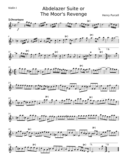 Abdelazer, Z.570 - Henry Purcell