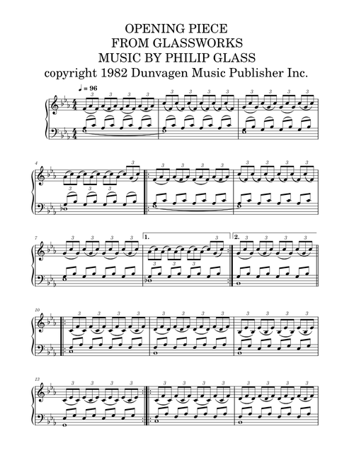 Glassworks by Phillip Glass – Phillip Glass Glassworks Phillip Glass