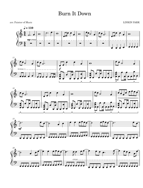 Burn It Down – Linkin Park