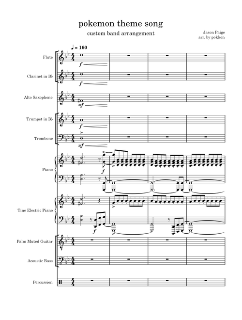 pokemon theme - custom arr.