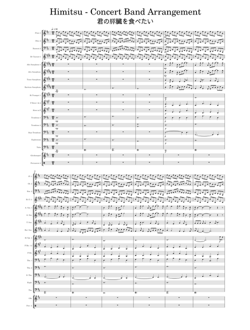 Himitsu - sumika | Concert Band Arrangement [WIP]