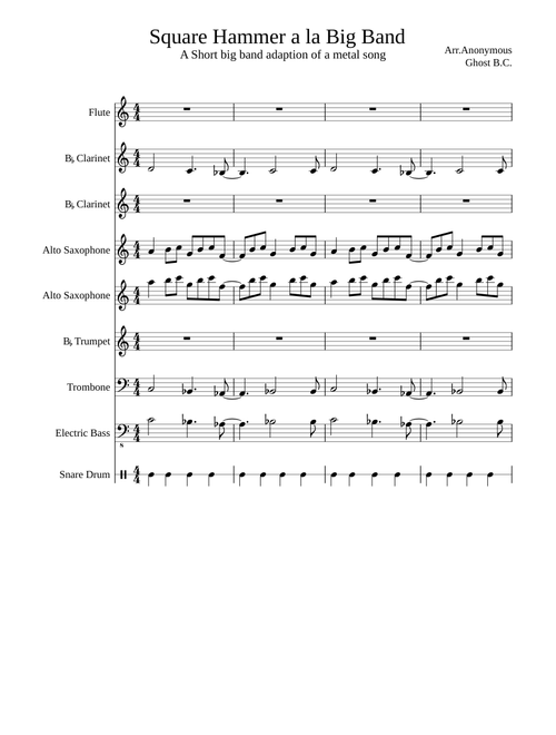 Square Hammer A la big band