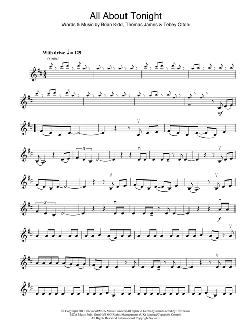 All About Tonight - Pixie Lott (Violin Solo)