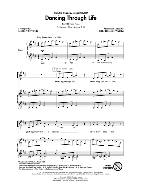 Wicked - A New Musical - Piano/Vocal Selections by Stephen