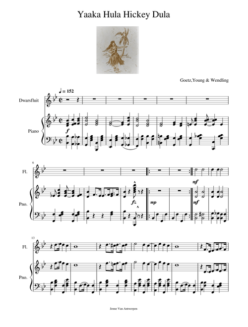 Yaaka Hula Hickey Dula – Peter Bernard, E.Ray Goetz, Joe Young, Pete Wendling