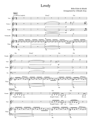 Lovely - Billie Eilish (2-part choir) – Billie Eilish