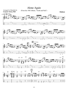 Free Dokken sheet music | Download PDF or print on MuseScore.com