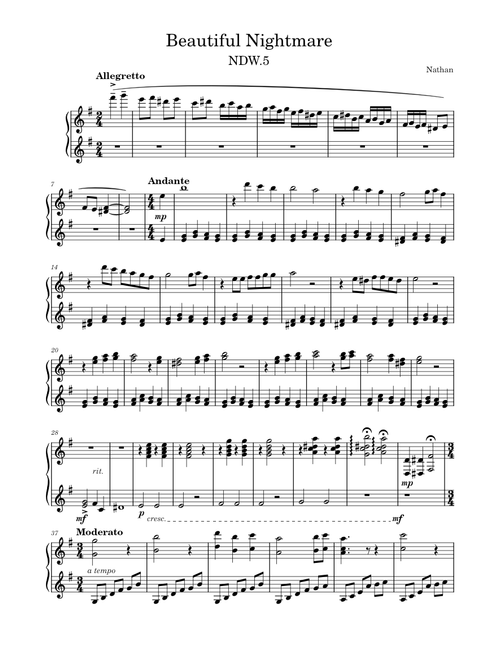 Nathan- Beautiful Nightmare (NDW.5)