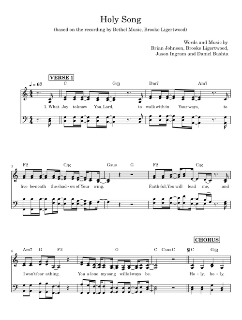 Holy Song - Brian Johnson
