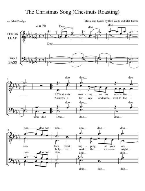 Christmas song - Barbershop