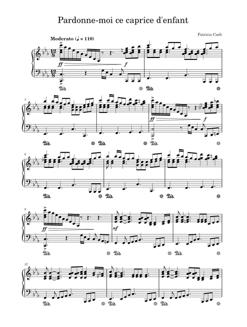 Pardonne-moi ce caprice d'enfant – Patricia Carli
