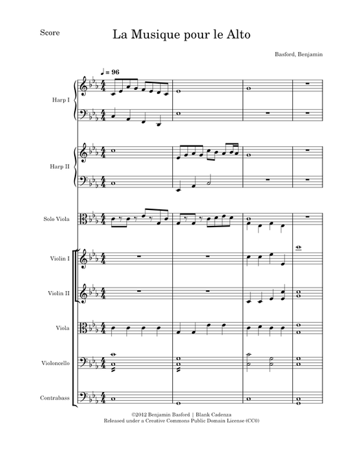 La Musique pour le Alto