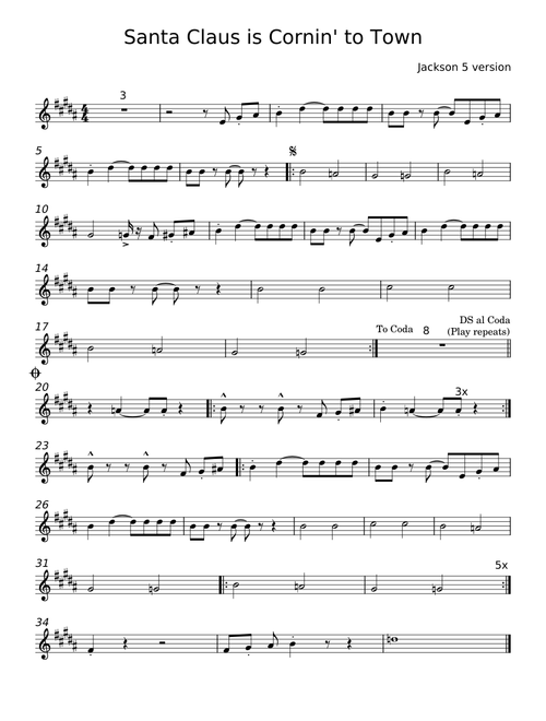 Santa Claus Is Coming To Town - The Jackson 5