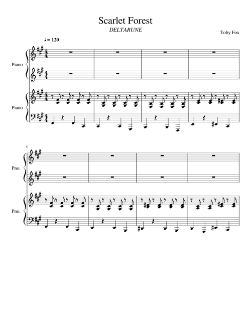 Scarlet Forest - DELTARUNE