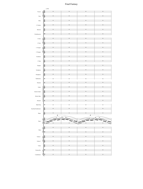 Nobuo Umatsu : Final Fantasy VII OST, 1. Prelude