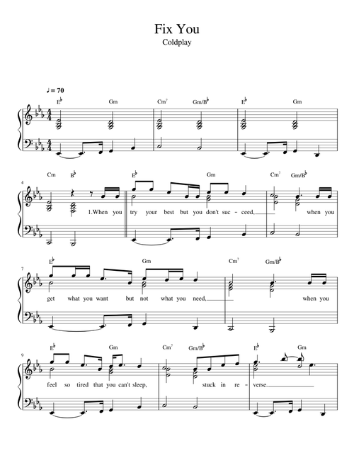 Fix You – Coldplay