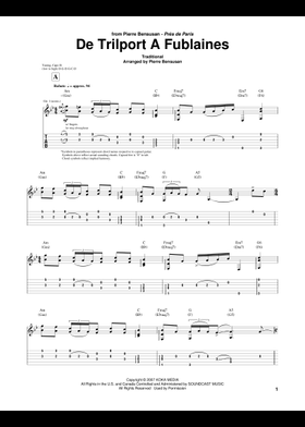 Free Pierre Bensusan sheet music | Download PDF or print on