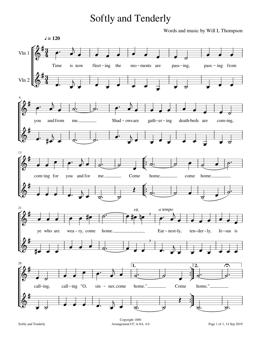 And Tenderly Sheet Music