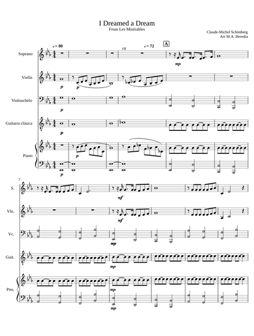 I_Dreamed_a_Dream_-_Les_Miserable_-_ Soprano- violin- violonchelo-guitarra clasica y piano