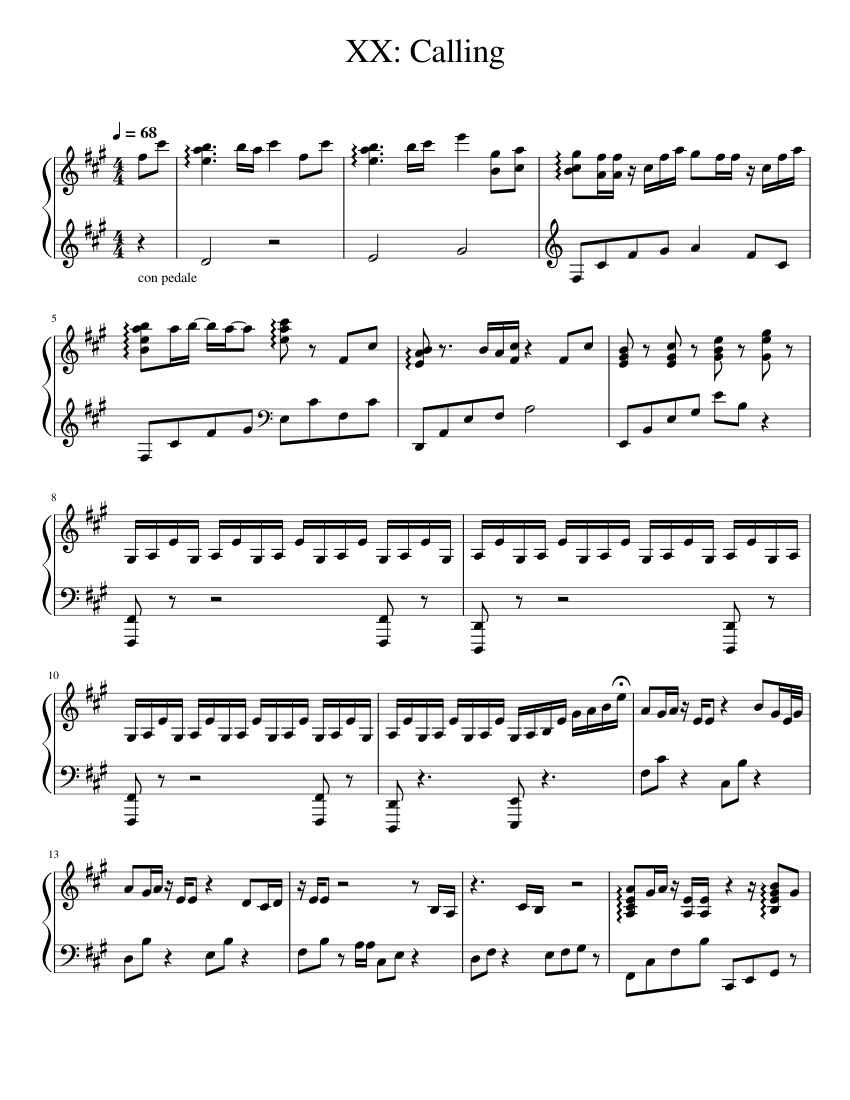 その他 Double Score ちゃんと掴んでますからw - Face 2 fAKE (電車男 OST) Sheet Music for