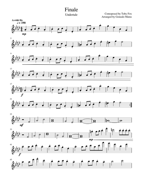 Finale - Violin Solo